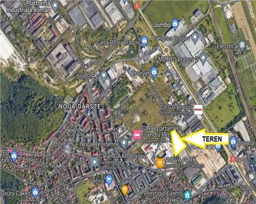 Teren pentru dezvoltatori, 13500 mp, Noua Darste