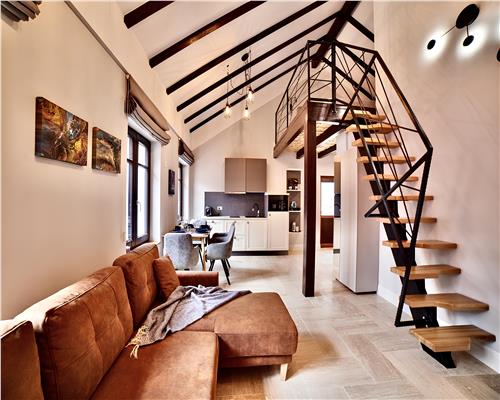 Apartament tip Loft in Schei cu Incalzire in Pardoseala