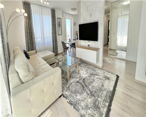 Apartament 2 camere de vanzare Coresi Kasper | mobilat modern | 3 terase | parcare